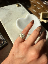 Load image into Gallery viewer, Sprinkle Enamel Sterling Silver Band
