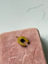 Load image into Gallery viewer, Antique 9k Gold Horseshoe Pendant
