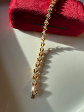 Load image into Gallery viewer, Gold Vermeil CZ Tennis Bracelet 7”
