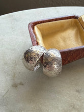 Load image into Gallery viewer, Vintage Sterling Silver Half Hoop Earrings

