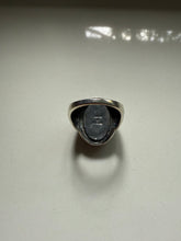 Load image into Gallery viewer, Paua Shell Sterling Silver Ring Size 9.5
