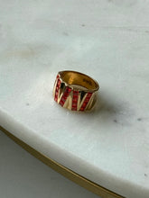 Load image into Gallery viewer, Canadian Orange Stone Gold Vermeil Ring Size 9.75
