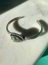 Load image into Gallery viewer, Vintage Turquoise Sterling Silver Cuff Bracelet 6.5”
