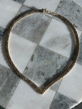 Load image into Gallery viewer, Italian Gold Vermeil V Necklace 15.5”
