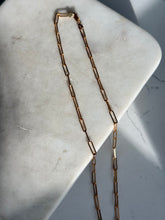 Load image into Gallery viewer, Gold Vermeil Paperclip Chain 18.75”
