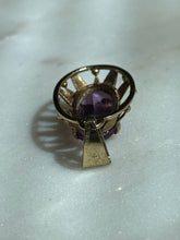 Load image into Gallery viewer, Germany Amethyst 14k Gold 1940s Pendant
