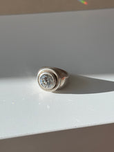 Load image into Gallery viewer, Chunky Quartz Sterling Silver Ring Size 6.5
