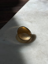 Load image into Gallery viewer, Gold Vermeil Wide Ring Size 11.25
