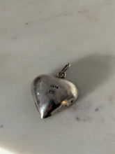 Load image into Gallery viewer, Vintage Multistone Inlay Sterling Silver Heart Pendant
