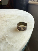 Load image into Gallery viewer, Floral Sterling Silver Band
