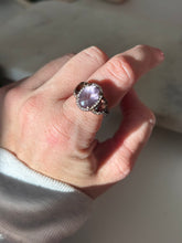 Load image into Gallery viewer, Gold Vermeil Purple Ring Size 7
