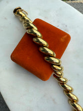 Load image into Gallery viewer, Italian Gold Vermeil San Marco Bracelet 8”

