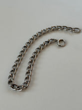 Load image into Gallery viewer, Vintage Sterling Silver Curb Bracelet 7”
