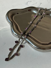 Load image into Gallery viewer, Floral Sterling Silver Necklace 16”-18”

