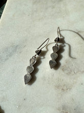 Load image into Gallery viewer, Lapis Sterling Silver Heart Earrings
