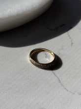 Load image into Gallery viewer, Pavé Set Diamond 10k Gold Ring Size 6.75
