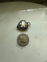 Load image into Gallery viewer, Antique Sterling Silver Puffy Heart Pendant
