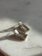 Load image into Gallery viewer, Solid Hammered Sterling Silver Earrings
