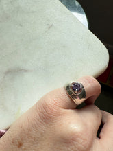 Load image into Gallery viewer, Vintage Amethyst Sterling Silver Ring Size 5
