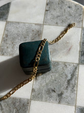 Load image into Gallery viewer, Italian Gold Vermeil Figaro Link Bracelet
