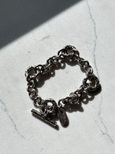 Load image into Gallery viewer, Lois Hill Solid Sterling Silver Cable Link Bracelet 8”
