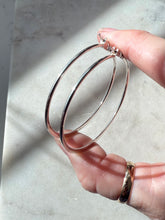 Load image into Gallery viewer, Vintage Italian Sterling Silver Hoops 1.85”
