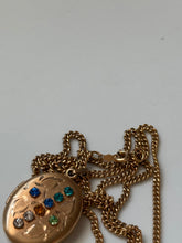 Load image into Gallery viewer, Edwardian 12k Gold Fill Cross Locket Necklace
