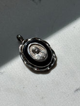 Load image into Gallery viewer, Mexico Black Onyx &amp; Sterling Silver Virgin Mary Pendant
