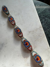 Load image into Gallery viewer, Italian Vintage Micromosaic Bracelet 7”
