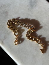 Load image into Gallery viewer, Vintage GUESS Gold Plated Bracelet 7.5”
