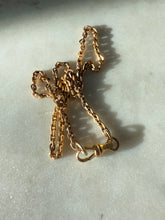 Load image into Gallery viewer, Forstner 10k Gold Watch Chain Choker Necklace 13.75”
