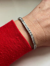 Load image into Gallery viewer, CZ Sterling Silver Tennis Bracelet
