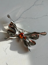 Load image into Gallery viewer, Large Solid Sterling Silver Butterfly Brooch
