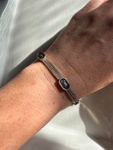 Load image into Gallery viewer, Vintage Horse Sterling Silver Bracelet 7.5”
