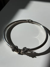 Load image into Gallery viewer, Dueling Rams Sterling Silver Hinged Choker Necklace
