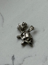 Load image into Gallery viewer, Sterling Silver Turtle Pendant
