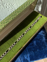 Load image into Gallery viewer, Italian Figaro Sterling Silver Bracelet 7”
