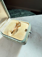 Load image into Gallery viewer, Antique Belcher Old Cut Diamond 14k Gold Ring Size 8
