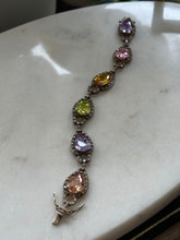 Load image into Gallery viewer, Multicolor Glass Sterling Silver Bracelet
