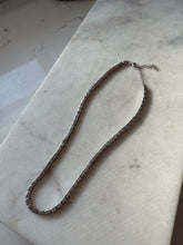 Load image into Gallery viewer, Sterling Silver Choker Tennis Necklace
