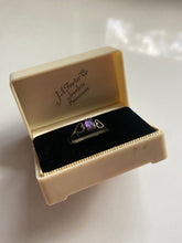 Load image into Gallery viewer, Amethyst Cabochon Sterling Silver Heart Ring
