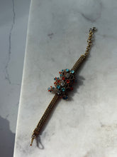 Load image into Gallery viewer, Vintage Gold Plated Fringe Bracelet
