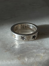 Load image into Gallery viewer, Vintage Mexico Sterling Star Ring Size 6.25
