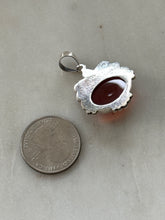 Load image into Gallery viewer, Vintage Carnelian Sterling Silver Pendant
