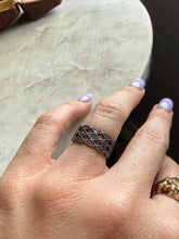 Load image into Gallery viewer, Marcasite Sterling Silver Ring Size 5.25
