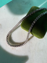 Load image into Gallery viewer, CZ Sterling Silver Tennis Chain Necklace 18”
