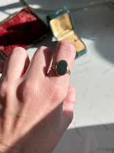 Load image into Gallery viewer, Vintage 1960s Bloodstone 14k Gold Ring Size 7.5
