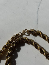 Load image into Gallery viewer, Vintage 12k Gold Fill Chunky Rope Chain 18”
