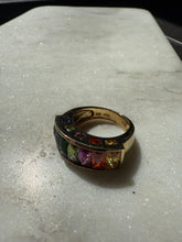 Load image into Gallery viewer, Rainbow Gold Vermeil Ring Size 7.25
