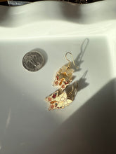 Load image into Gallery viewer, Vintage Cloisonné Enamel Butterfly Gold Plated Earrings
